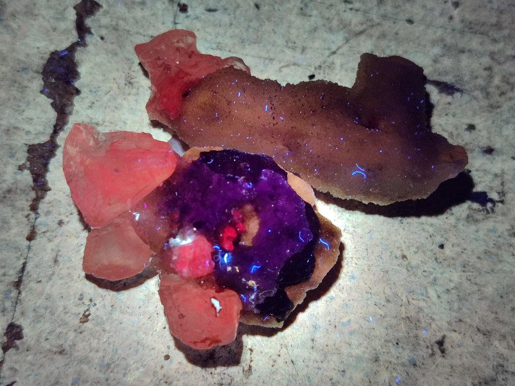 Natural Drusy Quartz Coated Calcite Pseudomorph Specimens x 35 From Alberts Mountain, Lesotho - Toprock Gemstones and Minerals 