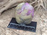 Polished Stichtite Standing Free Forms x 3 From Barberton, South Africa - Toprock Gemstones and Minerals 