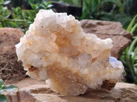 Natural Limonite Quartz Clusters x 4 From Solwezi, Zambia