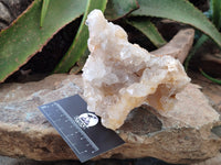Natural Limonite Quartz Clusters x 4 From Solwezi, Zambia