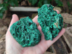 Natural Silky Malachite Specimens x 6 From Kasompe, Congo - Toprock Gemstones and Minerals 