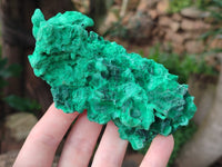 Natural Silky Malachite Specimens x 6 From Kasompe, Congo - Toprock Gemstones and Minerals 