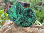 Natural Silky Malachite Specimens x 6 From Kasompe, Congo - Toprock Gemstones and Minerals 