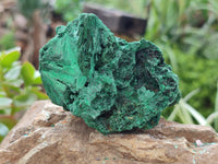 Natural Silky Malachite Specimens x 6 From Kasompe, Congo - Toprock Gemstones and Minerals 