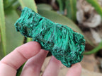 Natural Silky Malachite Specimens x 6 From Kasompe, Congo - Toprock Gemstones and Minerals 