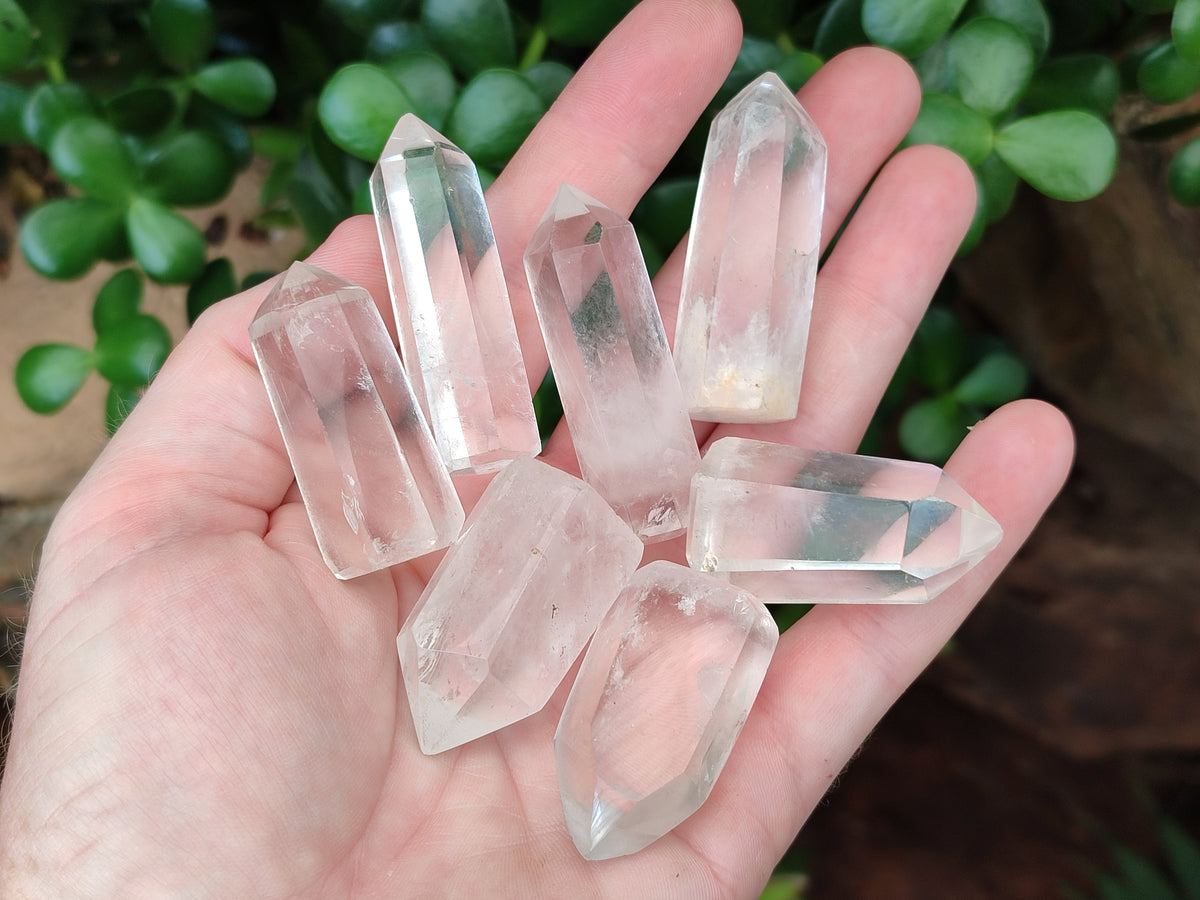 Polished Clear Quartz Crystals x 35 From Madagascar - Toprock Gemstones and Minerals 