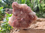 Natural Hematoid Quartz Clusters x 3 From Karoi, Zimbabwe - Toprock Gemstones and Minerals 