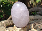 Polished Lavender Rose Quartz Standing Free Forms x 2 From Ambatondrazaka, Madagascar - Toprock Gemstones and Minerals 
