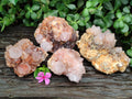 Natural Ametrine Spirit Quartz Clusters x 4 From Boekenhouthoek, South Africa - Toprock Gemstones and Minerals 