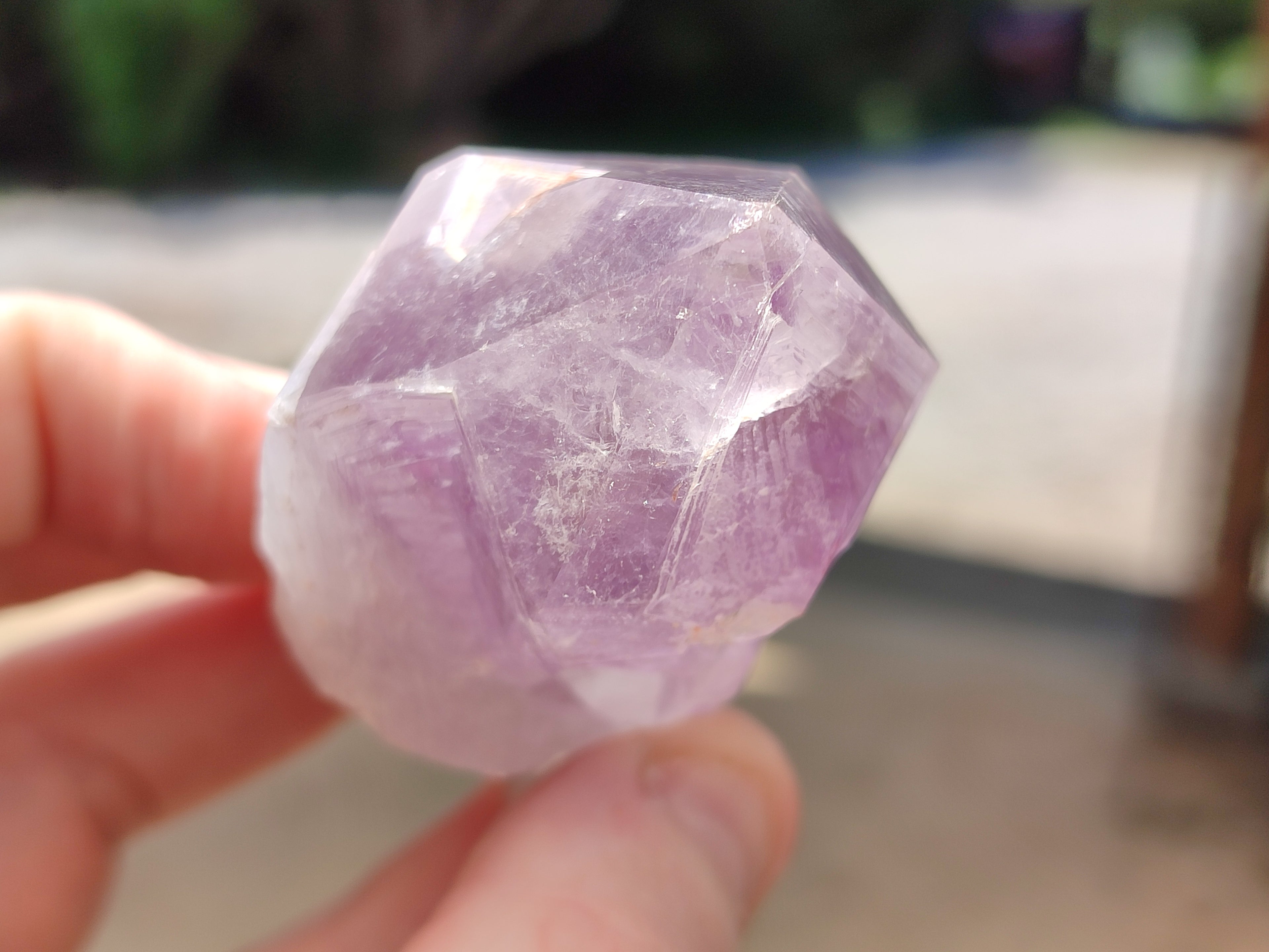 Natural Jacaranda Amethyst Quartz Crystals x 12 From Mumbwa, Zambia - Toprock Gemstones and Minerals 