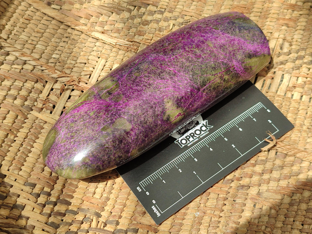 Polished Stichtite Standing Free Forms x 4 From Barberton, South Africa - Toprock Gemstones and Minerals 