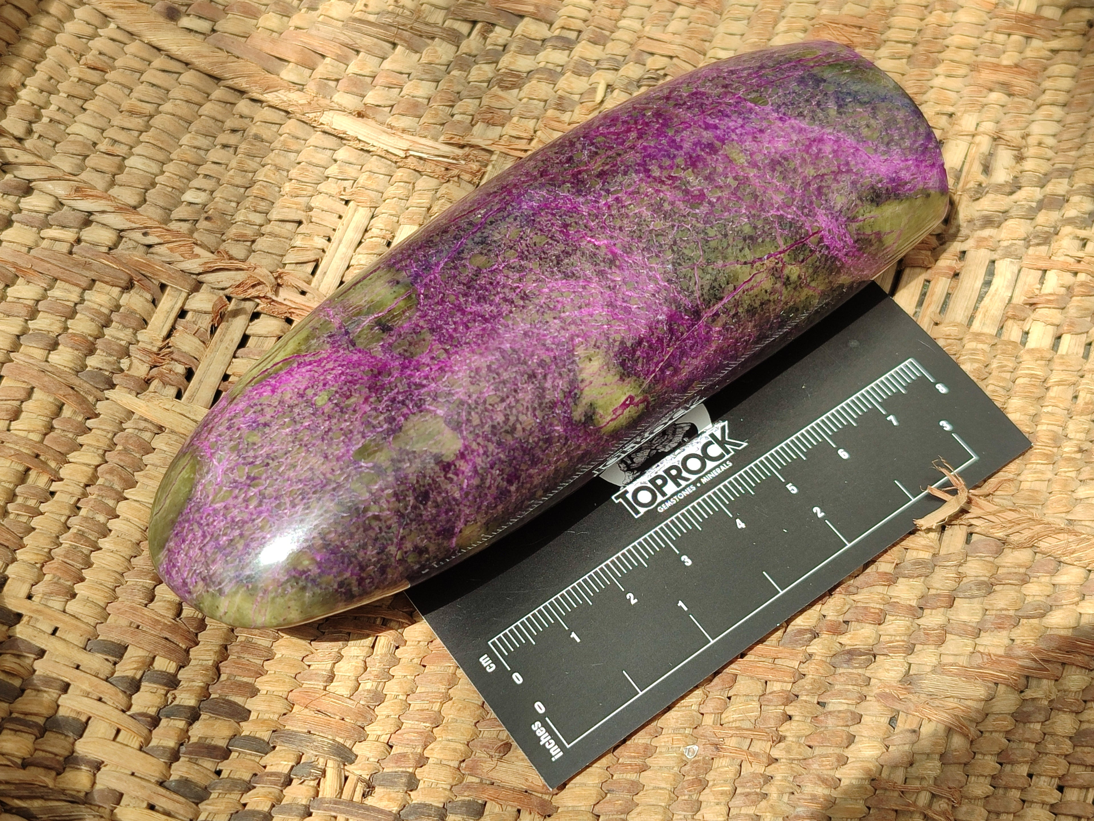 Polished Stichtite Standing Free Forms x 4 From Barberton, South Africa - Toprock Gemstones and Minerals 