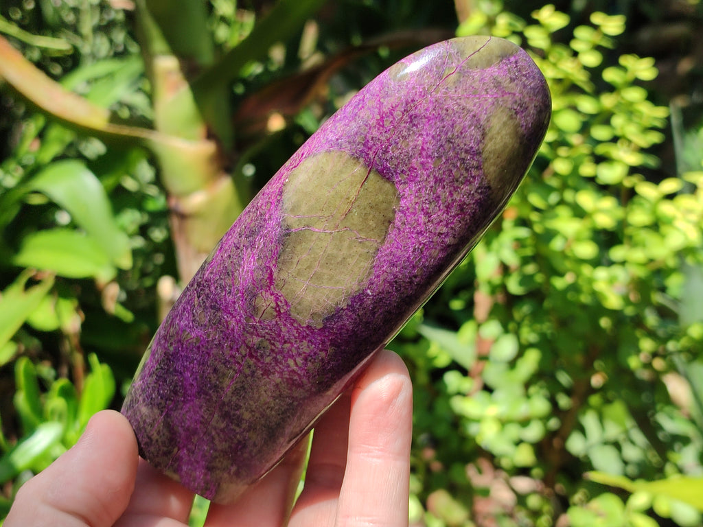 Polished Stichtite Standing Free Forms x 4 From Barberton, South Africa - Toprock Gemstones and Minerals 