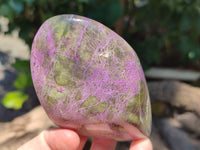 Polished Stichtite Standing Free Forms x 4 From Barberton, South Africa