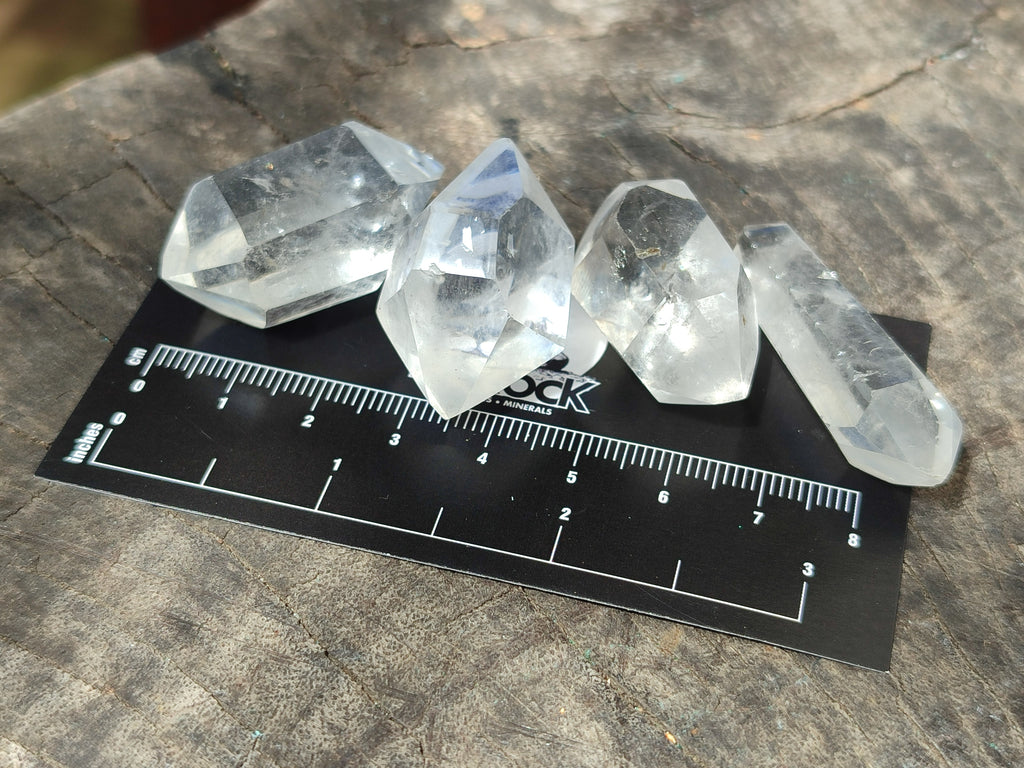 Polished Double Terminated Clear Quartz Crystals x 70 From Madagascar - Toprock Gemstones and Minerals 