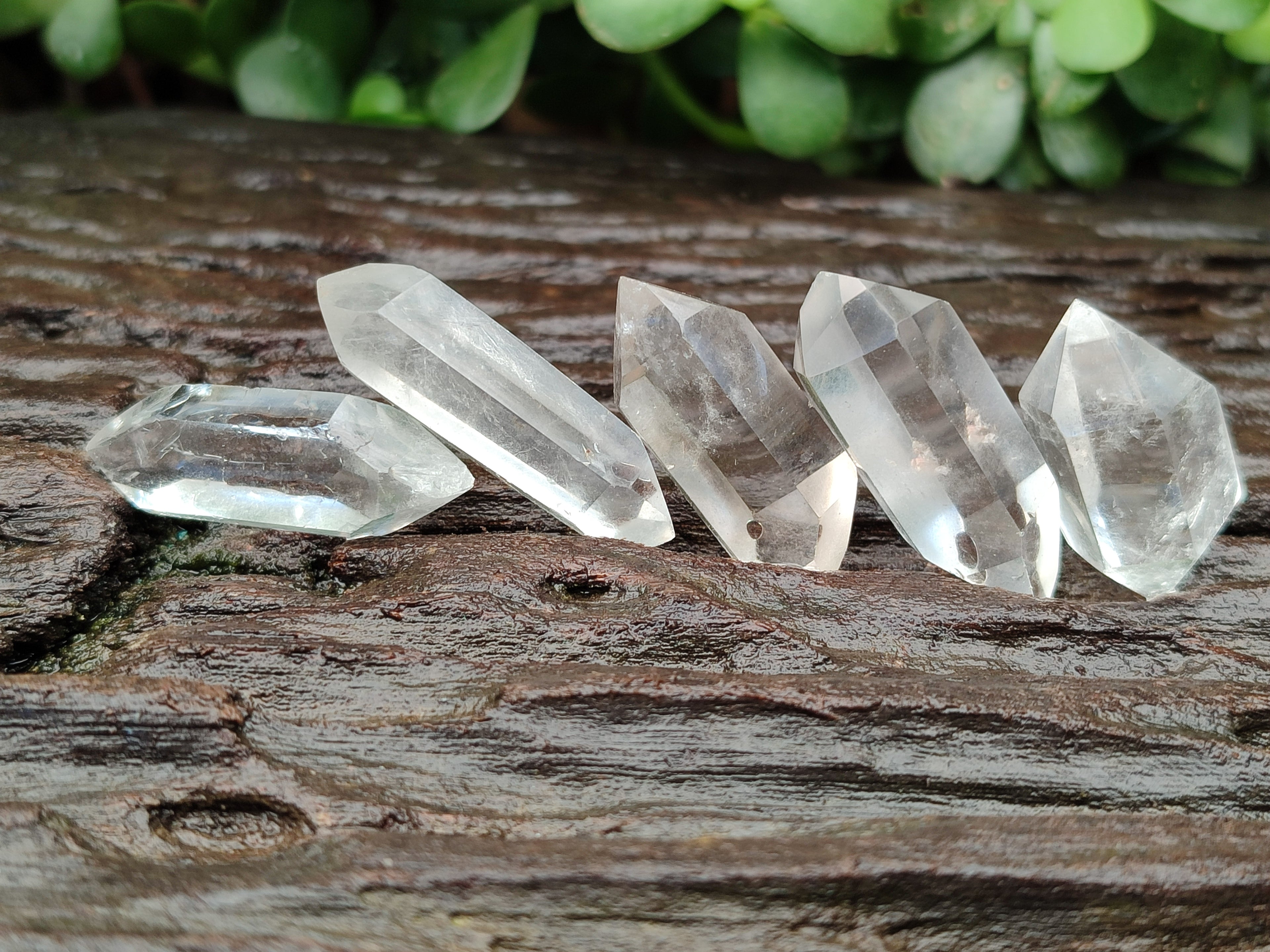 Polished Double Terminated Clear Quartz Crystals x 70 From Madagascar - Toprock Gemstones and Minerals 