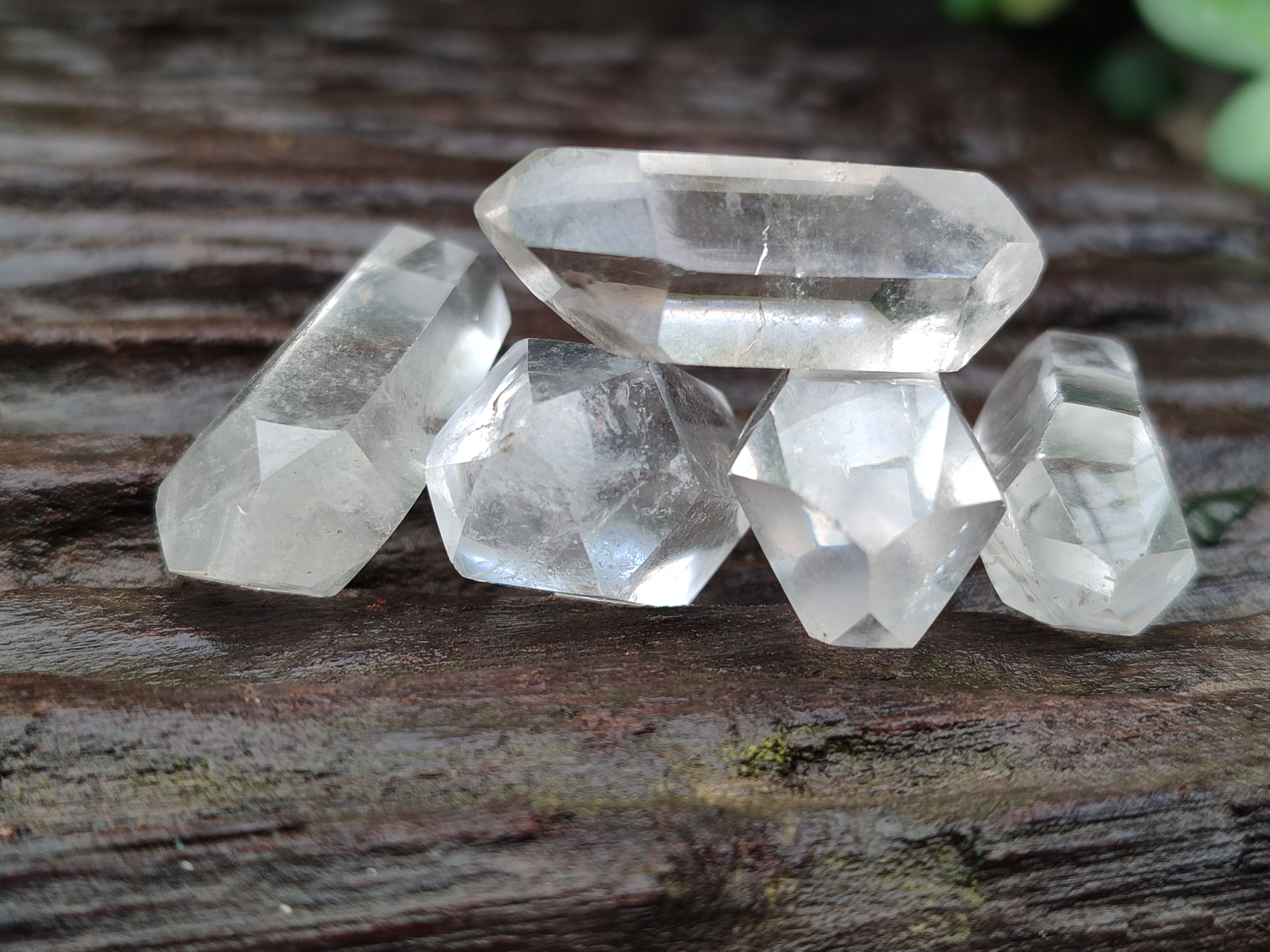 Polished Double Terminated Clear Quartz Crystals x 70 From Madagascar - Toprock Gemstones and Minerals 