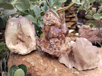 Natural Hematoid Quartz Clusters x 3 From Karoi, Zimbabwe - Toprock Gemstones and Minerals 