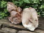 Natural Hematoid Quartz Clusters x 3 From Karoi, Zimbabwe - Toprock Gemstones and Minerals 