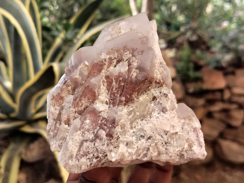 Natural Hematoid Quartz Clusters x 3 From Karoi, Zimbabwe - Toprock Gemstones and Minerals 