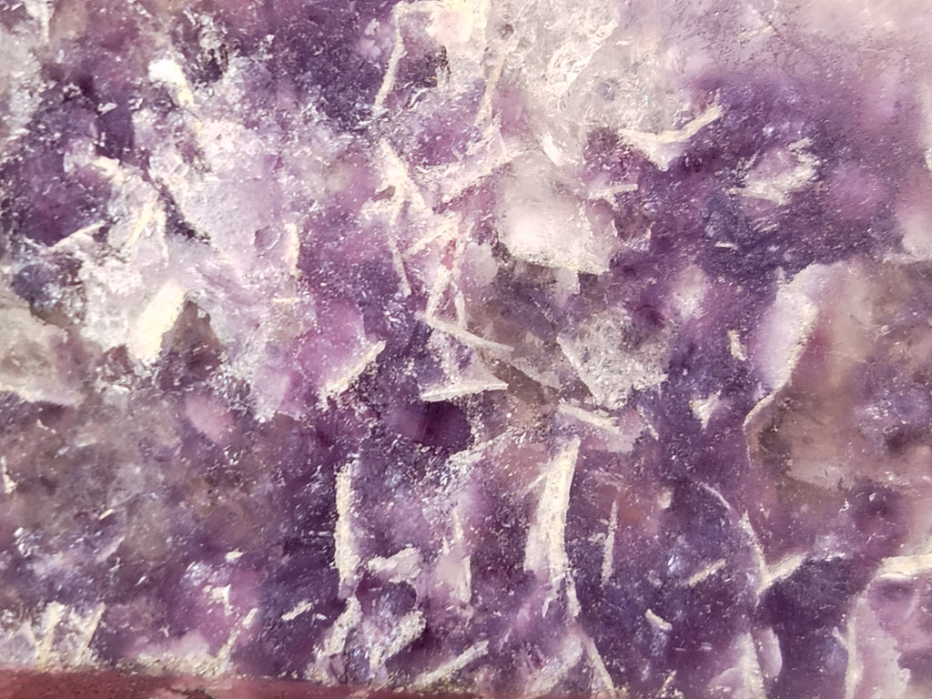 Polished Lepidolite with Pink Rubellite Points x 2 From Ambatondrazaka, Madagascar - Toprock Gemstones and Minerals 