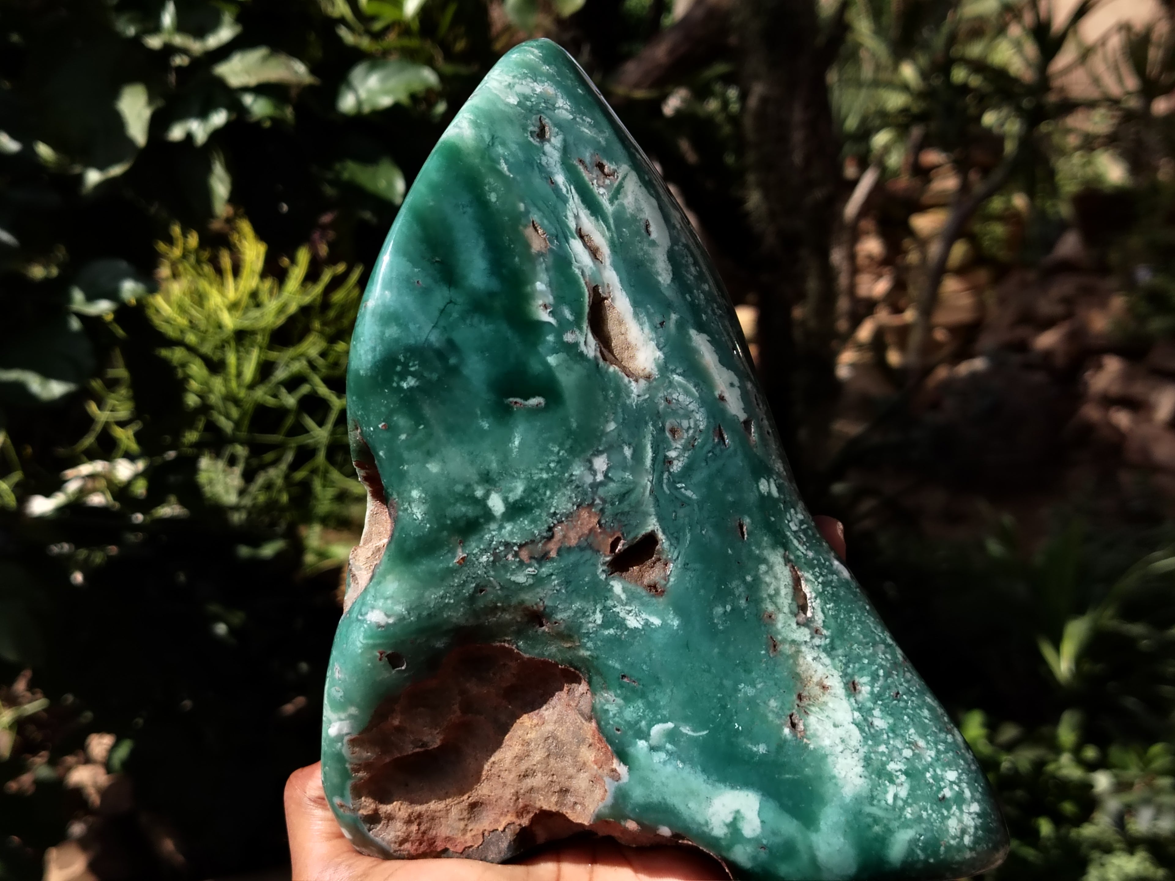 Polished Emerald Mtorolite Free Form x 1 From Mutorashanga, Zimbabwe - Toprock Gemstones and Minerals 