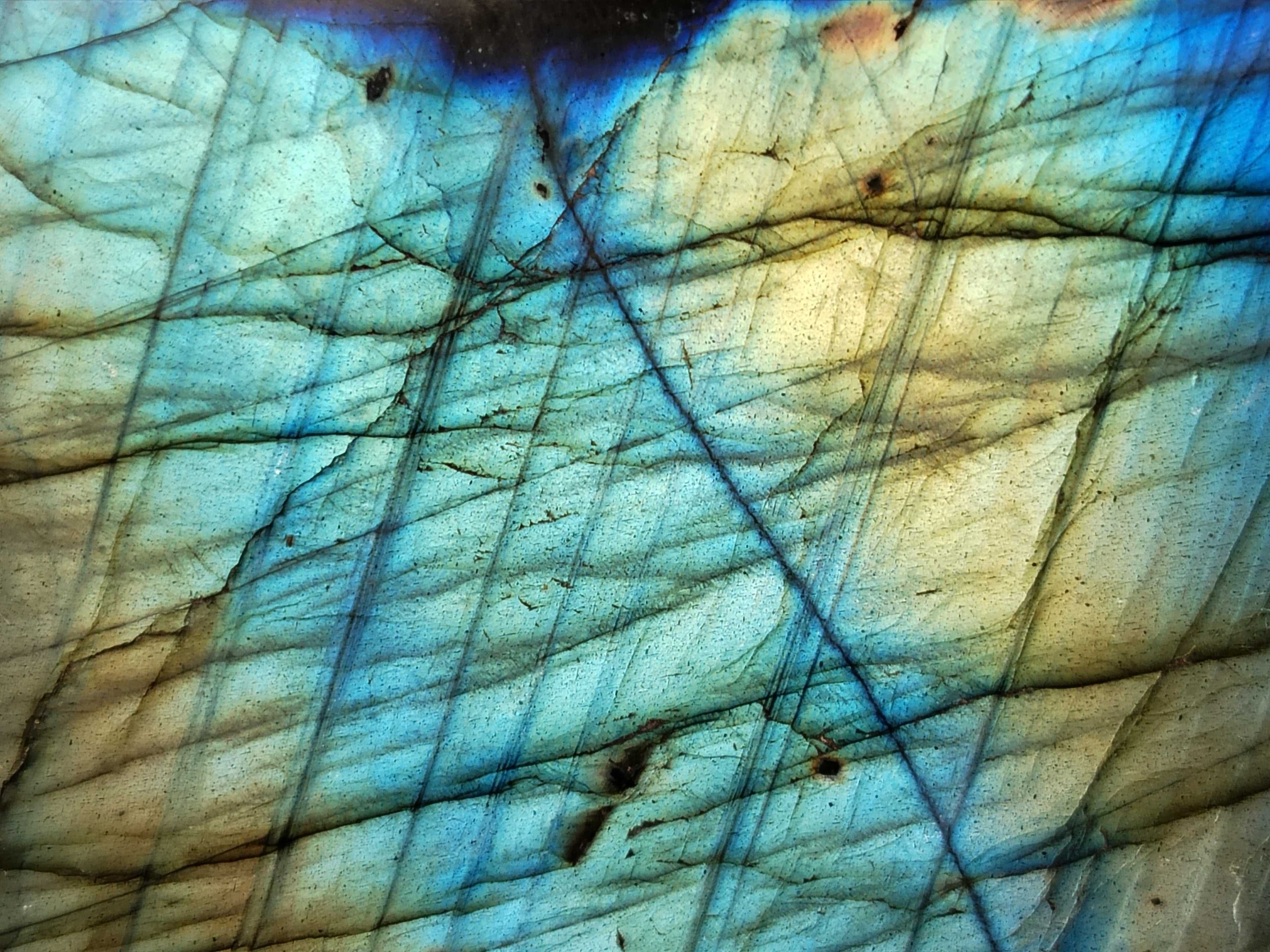 Polished Labradorite Standing Free Forms x 2 From Tulear, Madagascar - Toprock Gemstones and Minerals 