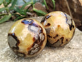 Polished Septerye Spheres x 4 From Mahajanga, Madagascar - Toprock Gemstones and Minerals 
