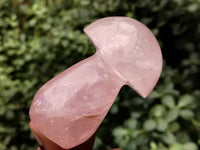 Polished Rose Quartz Mushrooms x 6 From Ambatondrazaka, Madagascar