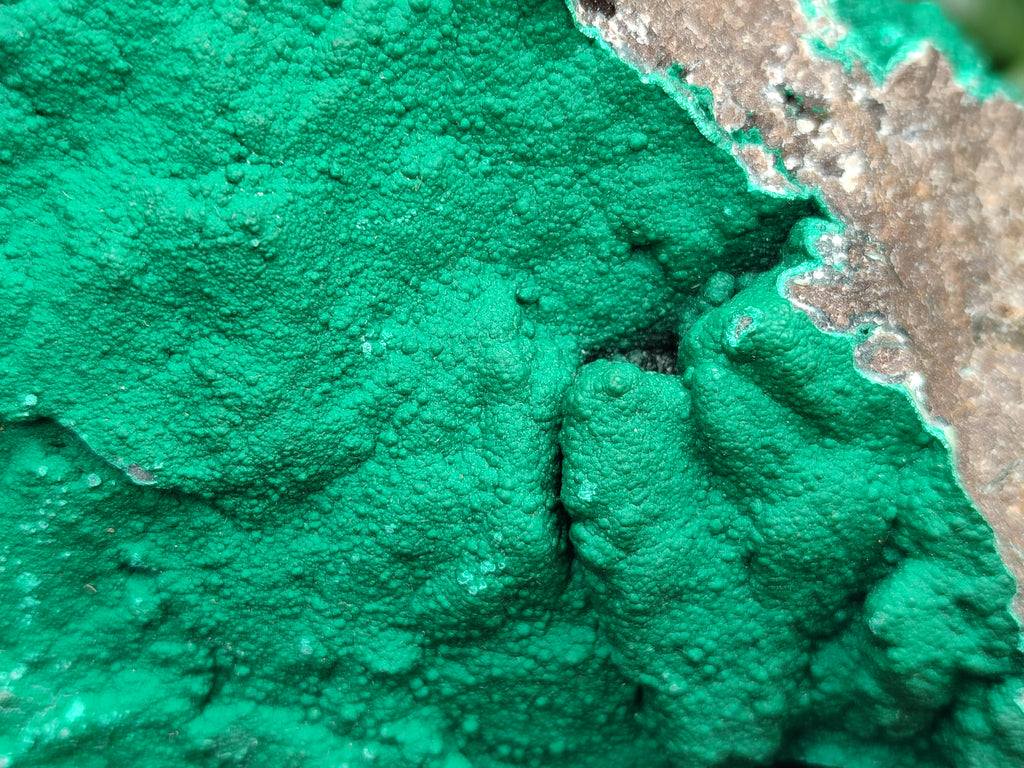 Natural Botryoidal Malachite Specimens x 2 From Tenke Fungurume, Congo - Toprock Gemstones and Minerals 