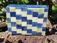 Hand Made Stone Jewellery Box x 1 From Southern Africa