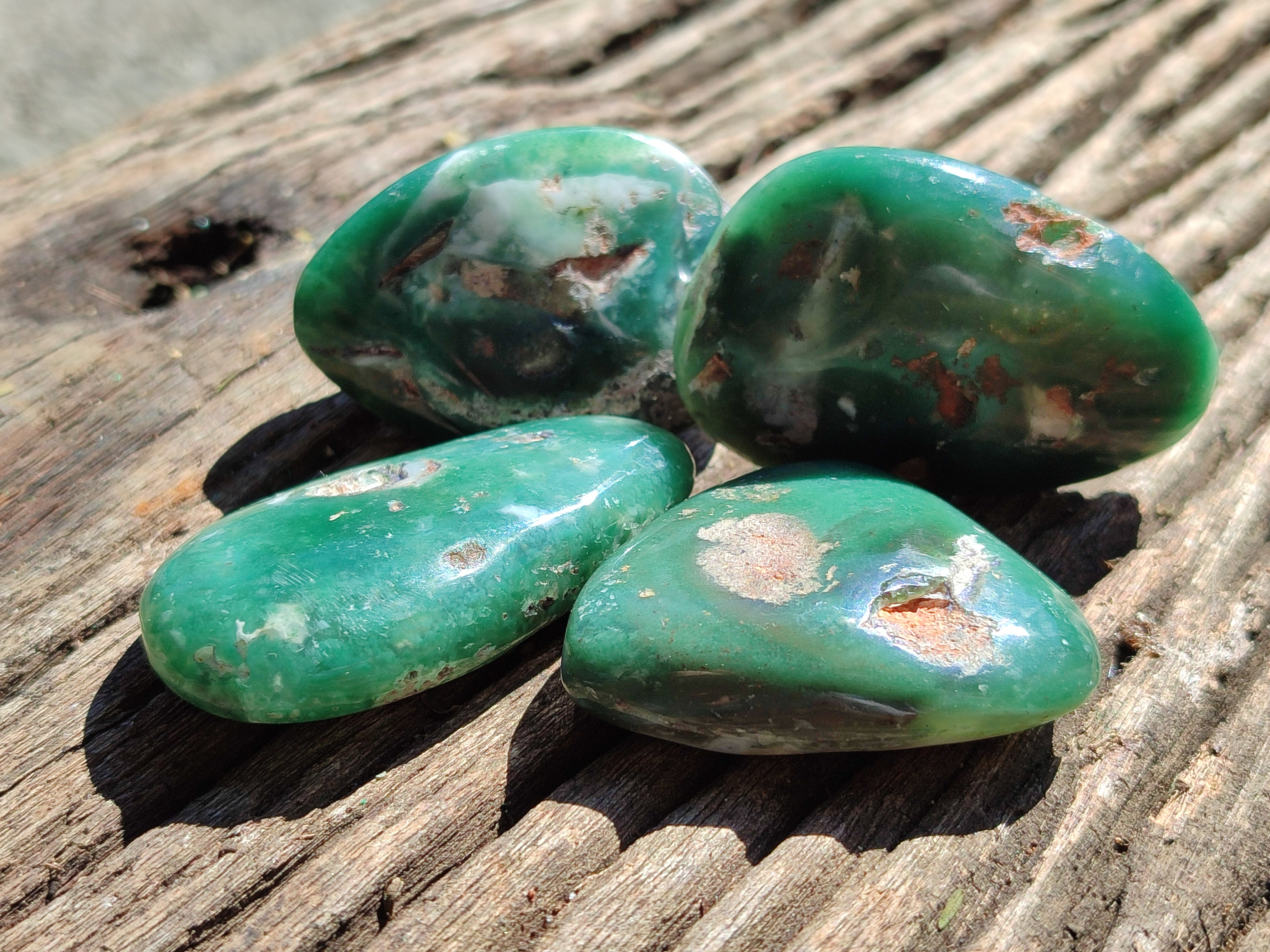 Polished Emerald Mtorolite Free Forms x 24 From Mutorashanga, Zimbabwe - Toprock Gemstones and Minerals 