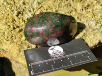 Polished Ruby Corundum In Chrome Verdite Free Forms x 3 From Zimbabwe - Toprock Gemstones and Minerals 