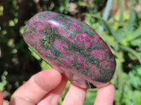 Polished Ruby Corundum In Chrome Verdite Free Forms x 3 From Zimbabwe - Toprock Gemstones and Minerals 