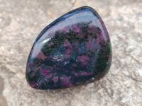 Polished Ruby Corundum In Chrome Verdite Free Forms x 3 From Zimbabwe - Toprock Gemstones and Minerals 
