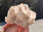 Natural Smokey Phantom Quartz Clusters x 6 From Luena, Congo - Toprock Gemstones and Minerals 