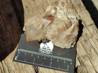 Natural Smokey Phantom Quartz Clusters x 6 From Luena, Congo - Toprock Gemstones and Minerals 
