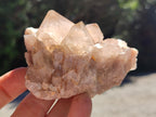 Natural Smokey Phantom Quartz Clusters x 6 From Luena, Congo - Toprock Gemstones and Minerals 