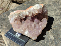 Natural Jacaranda Amethyst Quartz Clusters x 2 From Mumbwa, Zambia