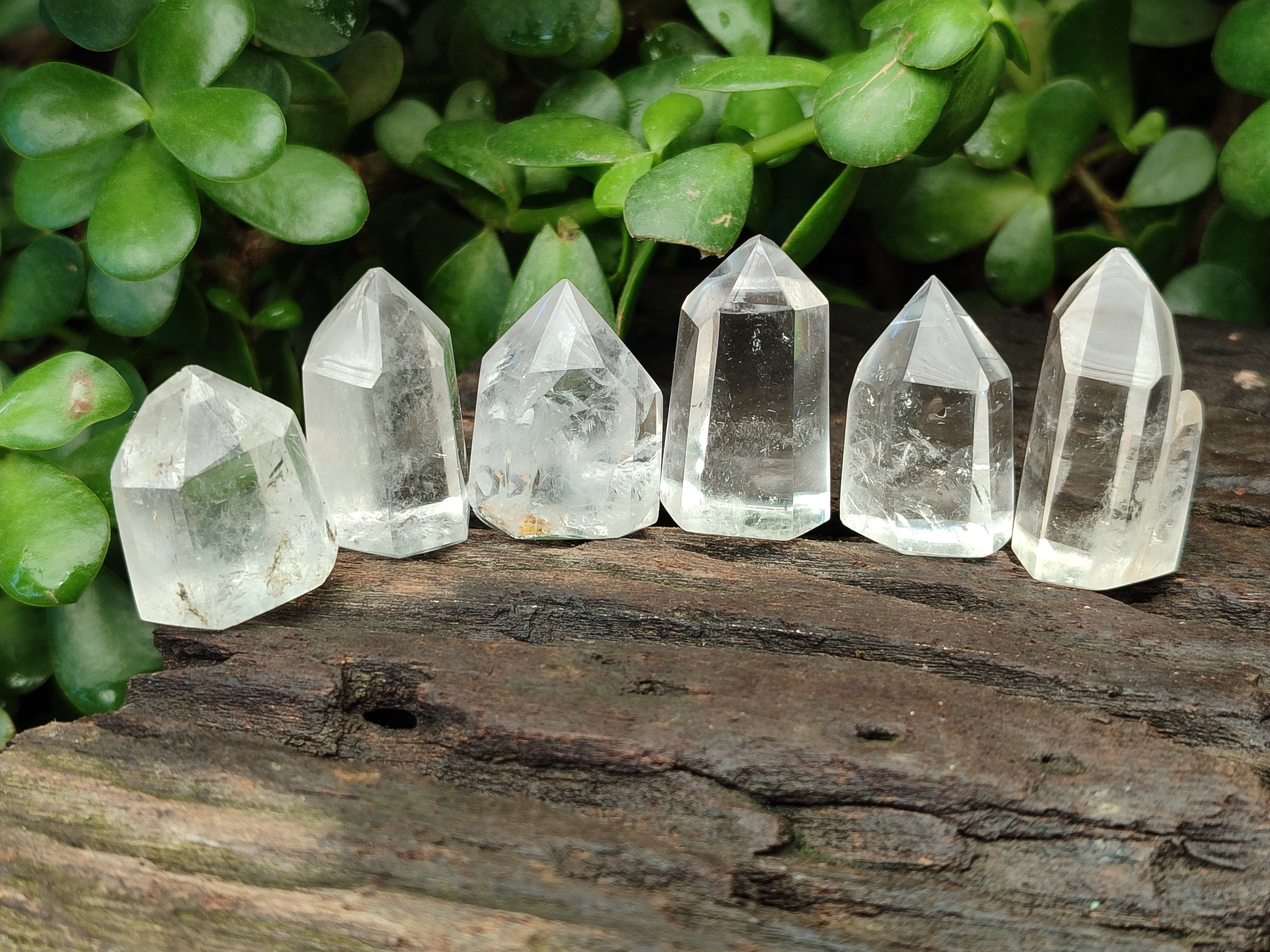 Polished Mini Clear Quartz Crystals x 35 From Madagascar - Toprock Gemstones and Minerals 