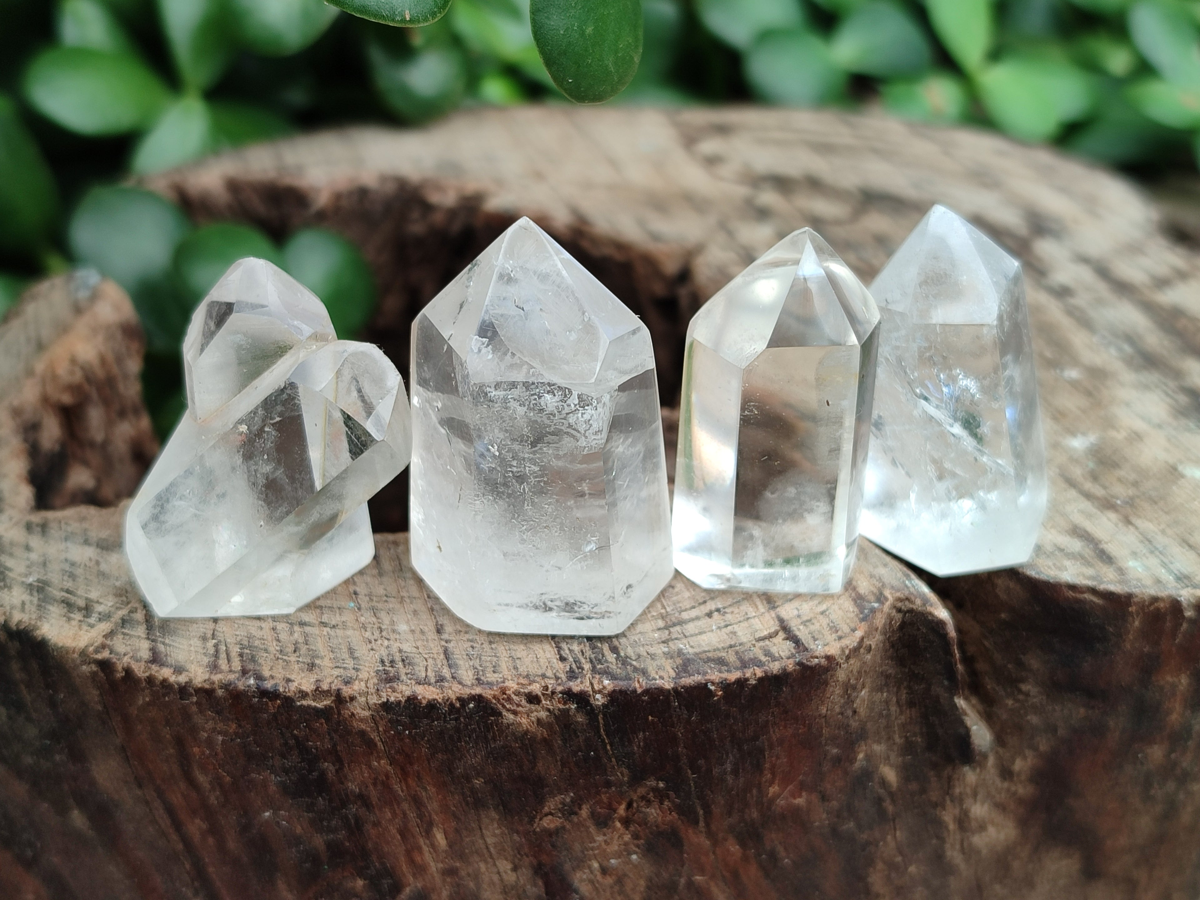 Polished Mini Clear Quartz Crystals x 35 From Madagascar - Toprock Gemstones and Minerals 
