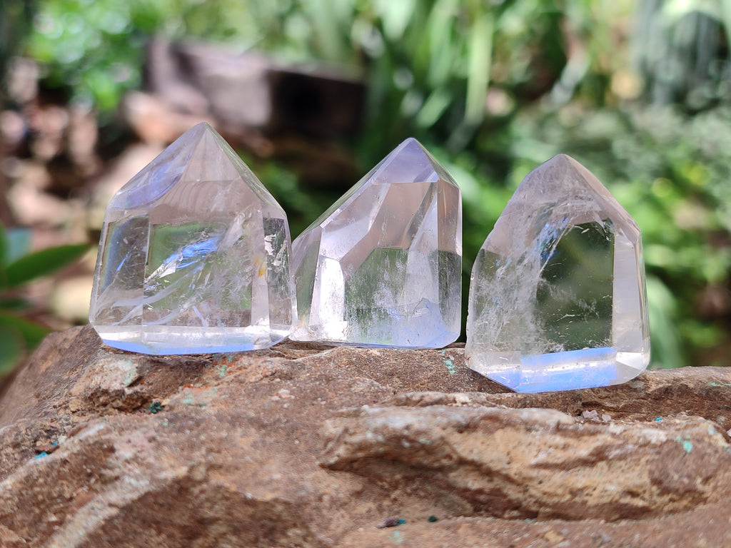 Polished Mini Clear Quartz Crystals x 35 From Madagascar - Toprock Gemstones and Minerals 