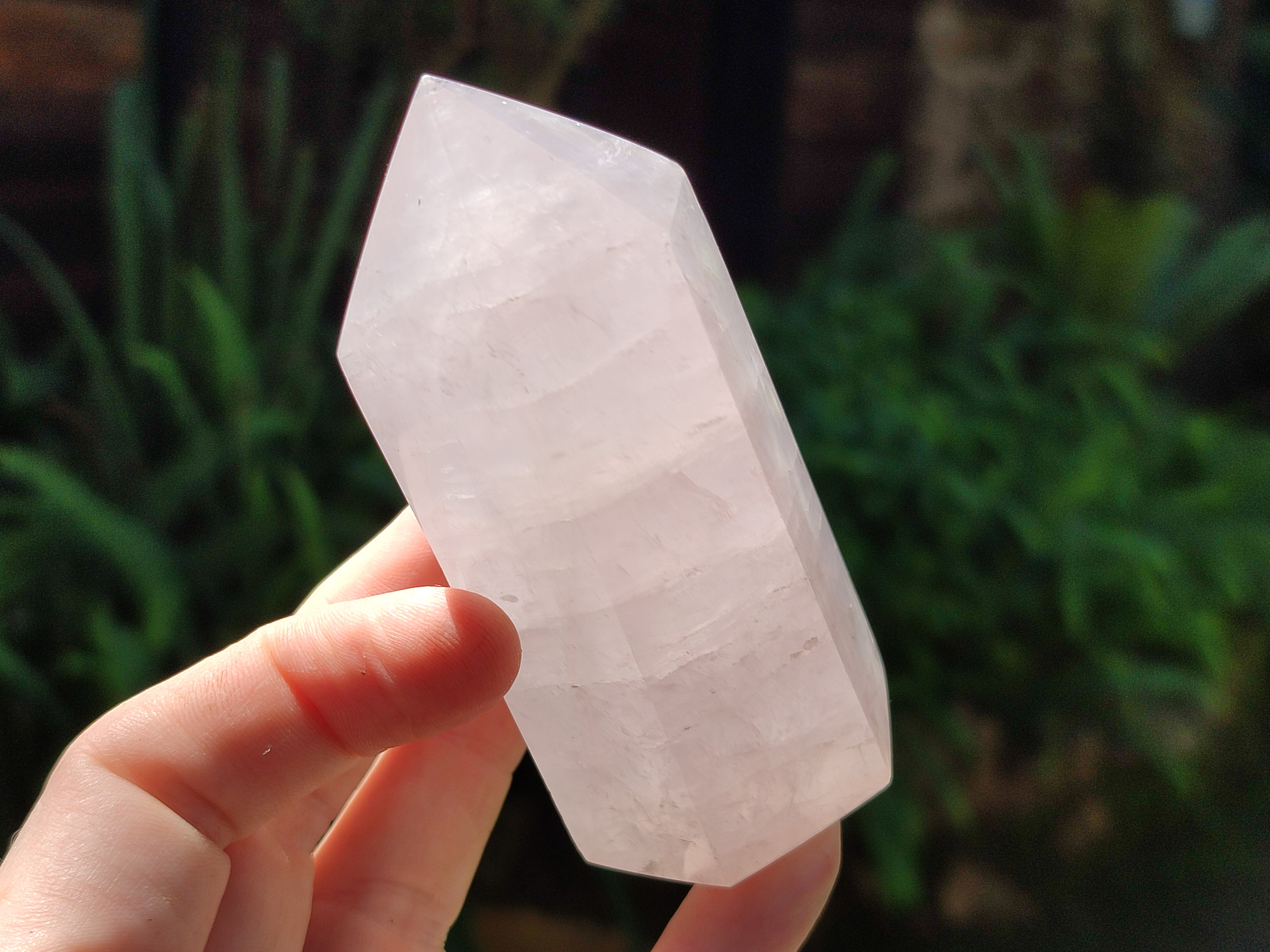 Polished Rose Quartz Crystal Points x 6 From Ambatondrazaka, Madagascar - Toprock Gemstones and Minerals 