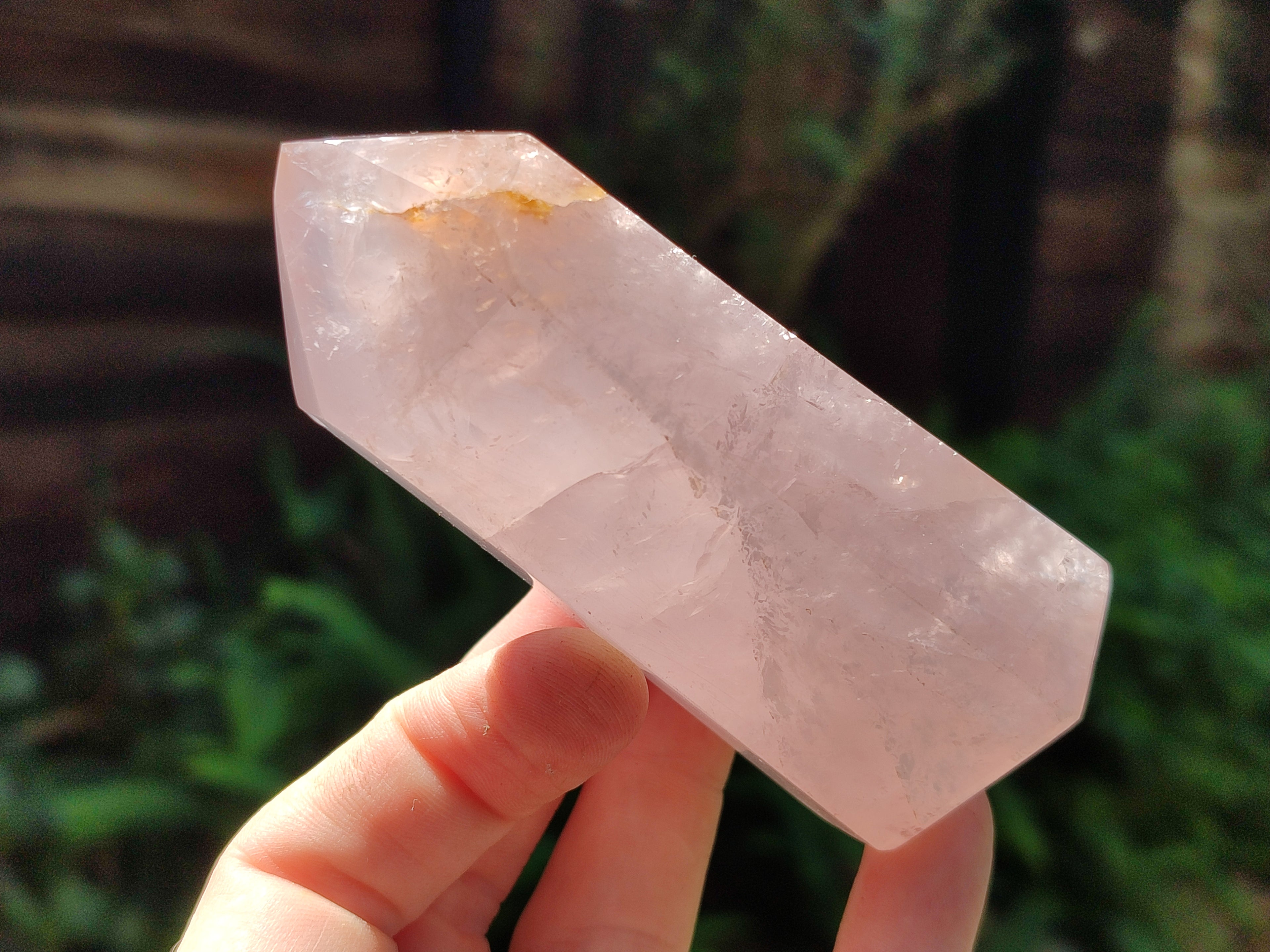 Polished Rose Quartz Crystal Points x 6 From Ambatondrazaka, Madagascar - Toprock Gemstones and Minerals 