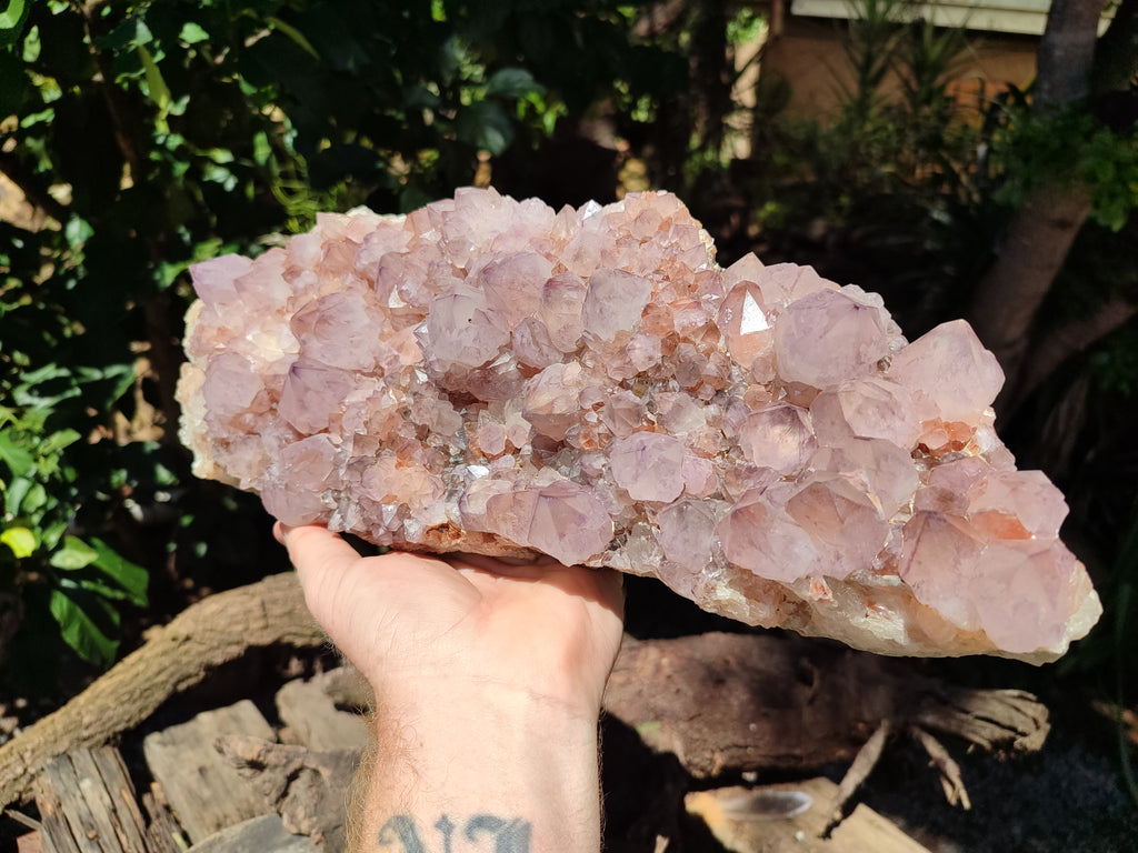 Natural Lilac Amethyst Spirit Quartz Cluster x 1 From Boekenhouthoek, South Africa - Toprock Gemstones and Minerals 