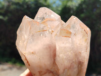 Natural Hematoid Madagascar Quartz Clusters x 2 from Madagascar - Toprock Gemstones and Minerals 