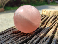 Polished Rose Quartz Spheres x 3 From Ambatondrazaka, Madagascar