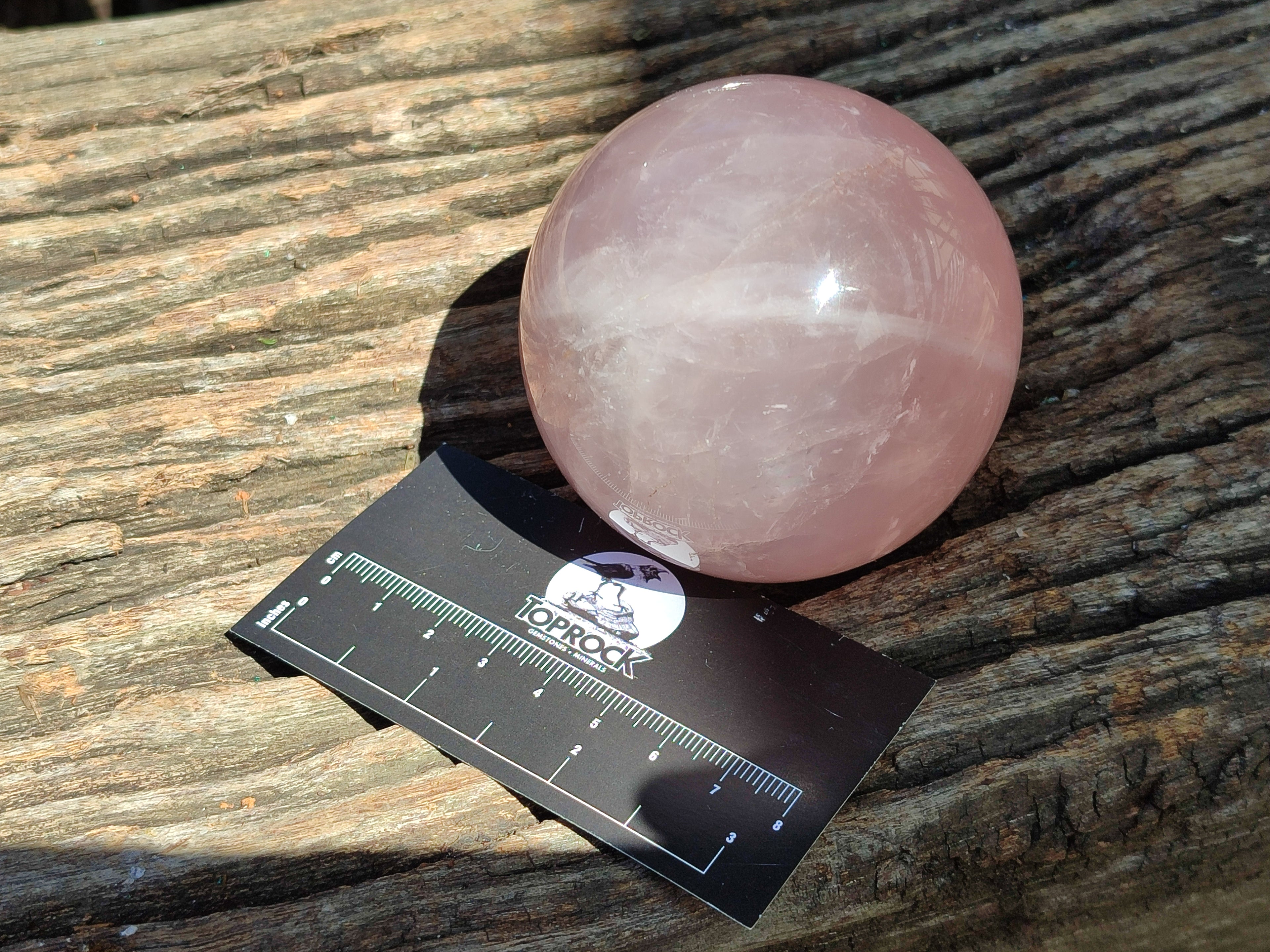 Polished Rose Quartz Spheres x 3 From Ambatondrazaka, Madagascar - Toprock Gemstones and Minerals 