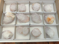Natural Amethyst Spirit Quartz Clusters x 12 From Boekenhouthoek, South Africa