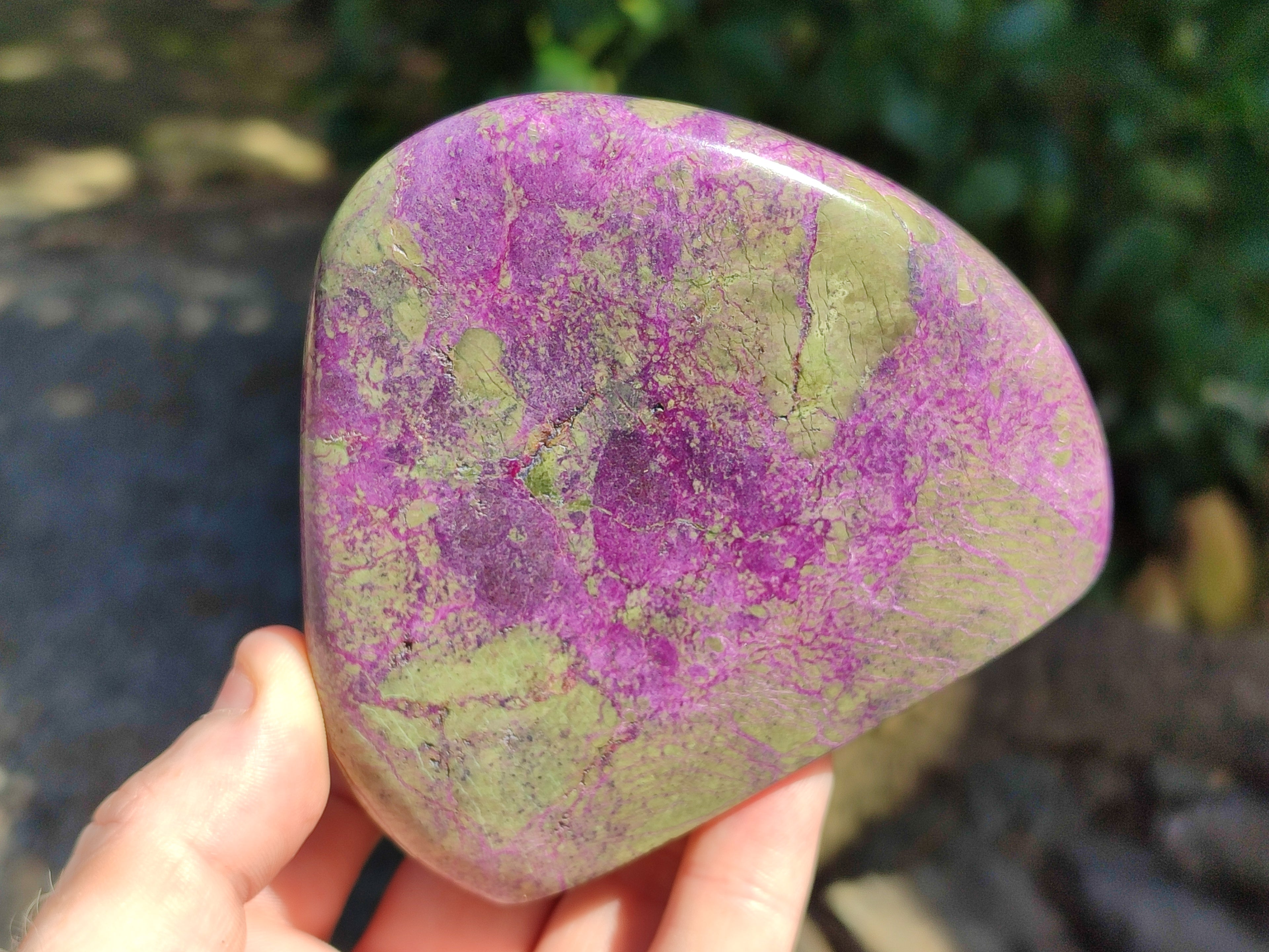 Polished Stichtite Standing Free Forms x 4 From Barberton, South Africa - Toprock Gemstones and Minerals 